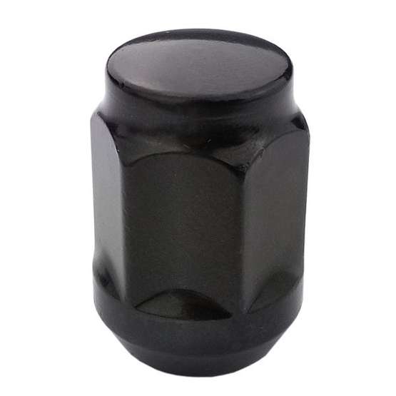 Czarne Nakrętki do felg aluminiowych, kół - M14x1,5 - (zamknięta) - Carbonado