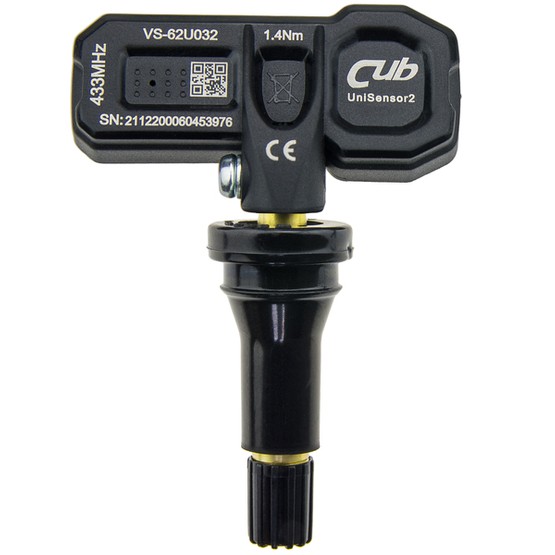 Czujnik ciśnienia CUB TPMS Uni-sensor 433MHz Snap-In zawór gumowy