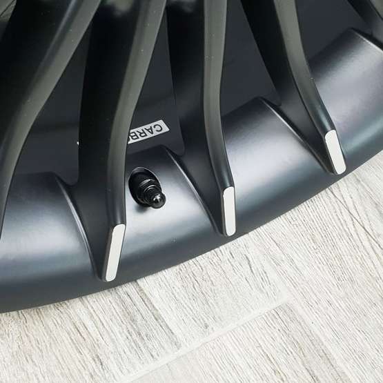 Zawór do felg czarny X1 Series Black Edition (skręcany, aluminiowy MS525) - 4 szt - Carbonado