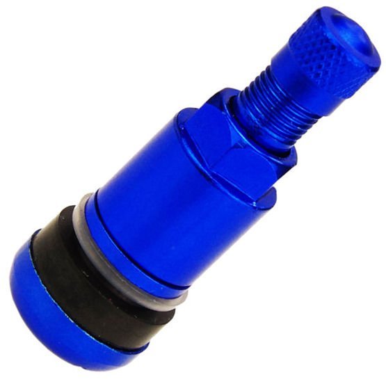 Zawór do felg niebieski X1 Series Blue Edition (skręcany, aluminiowy MS525) - 4 szt - Carbonado